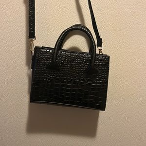 Black SHEIN crossbody purse.